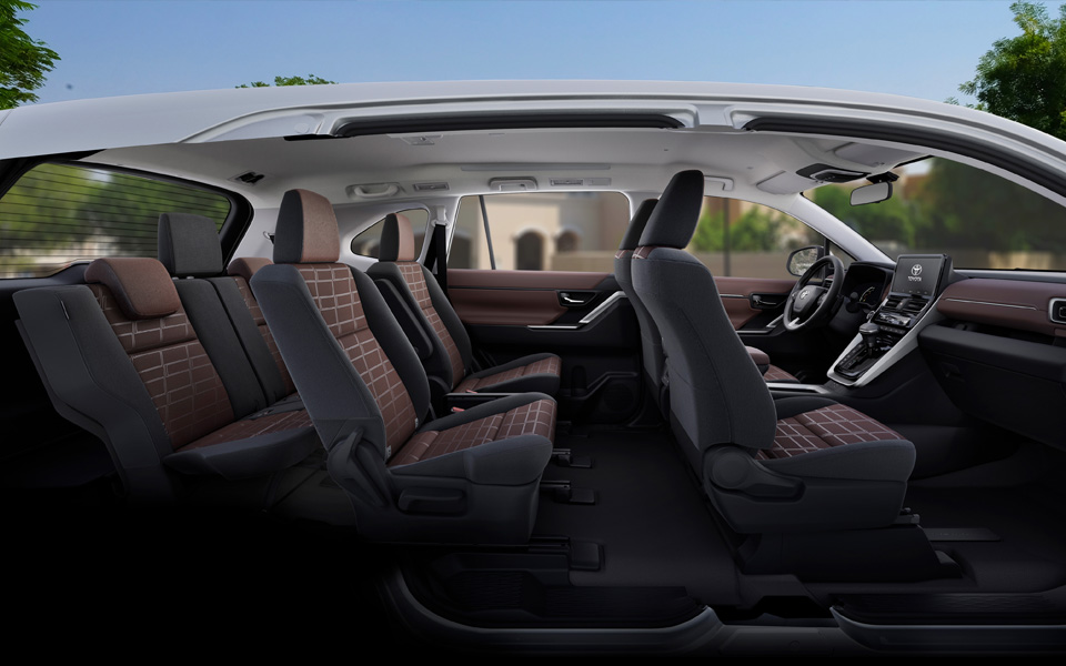 SPACIOUSNESS AND COMFORT FOR ALL